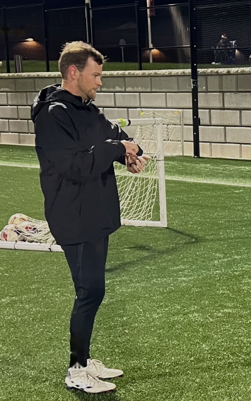 Preston Secrest during an evening session